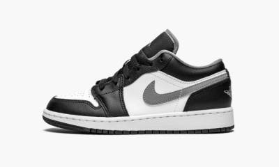 Air Jordan 1 Low GS "Black / White / Grey" - 3.5Y
