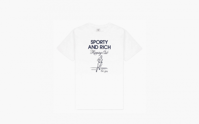 Sporty & Rich Running Unisex T-Shirt White "White" 