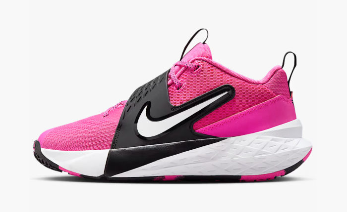 Nike Team Hustle D12 GS "Laser Fuchsia" 