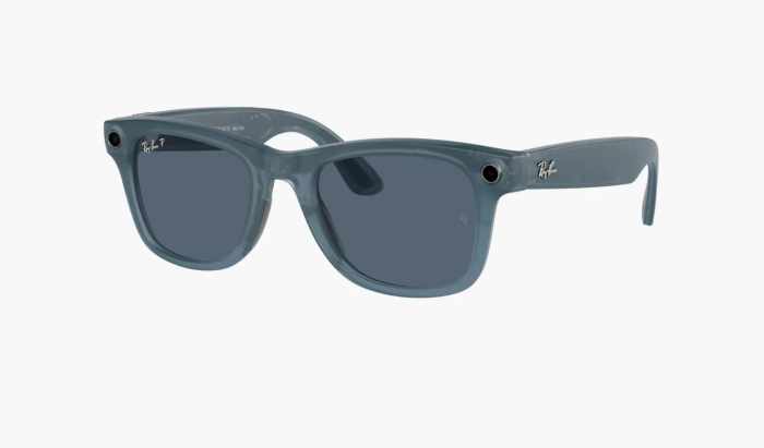 Ray-Ban Meta Wayfarer Sunglasses Jeans Blue Polar  Ray-Ban Meta Wayfarer Sunglasses Jeans Blue Polar