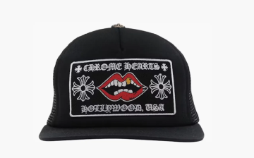 Chrome Hearts Chomper Hollywood Trucker Hat Black 