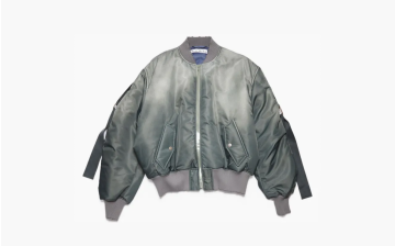  Acne Studios Studios Olana Bomber Jacket Forest Green 