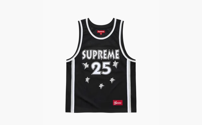 Supreme SS25 Basketball Jerseys Black 
