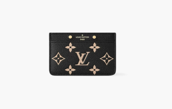 Louis Vuitton Monogram Empreinte Leather Card Holder Bicolour  Louis Vuitton Monogram Empreinte Leather Card Holder Bicolour