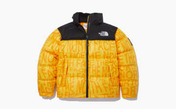The North Face White Label Novelty Nuptse Down Jacket Yellow 