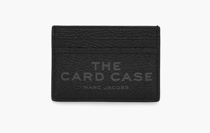 Marc Jacobs The Leather Card Case Black  Marc Jacobs The Leather Card Case Black