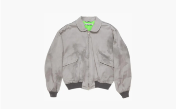  Acne Studios Windbreaker Jacket Olive Green 