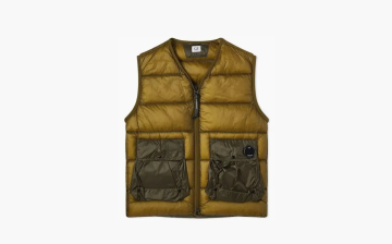 C.P. Company D.D Shell Vest Butternut Brown 