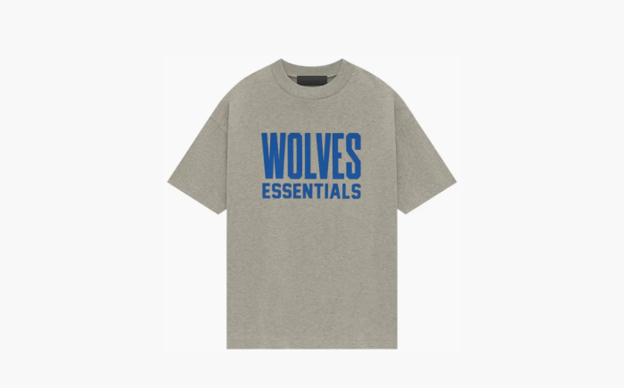 Fear of God Essentials x NBA Minnestota Timberwolves Tee "Grey Blue" 