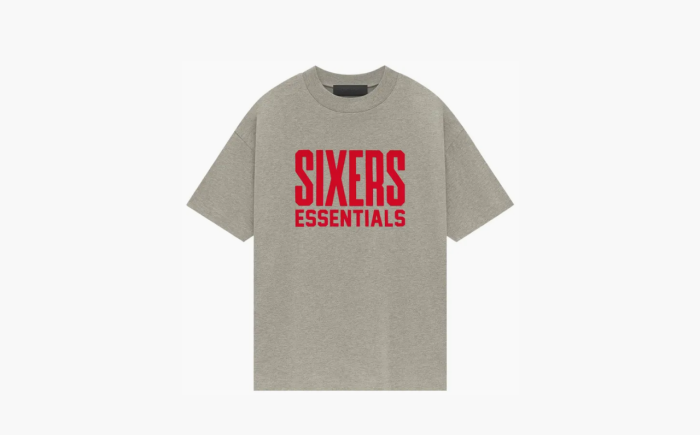 Fear of God Essentials Sixers "Tee Warm Heather" 