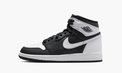 Air Jordan 1 Retro High OG "BLACK/WHITE/WHITE" - 4Y