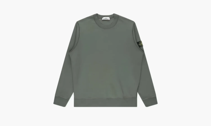 Stone Island Garment Dyed Crew Sweatshirt Olive  Stone Island Garment Dyed Crew Sweatshirt Olive