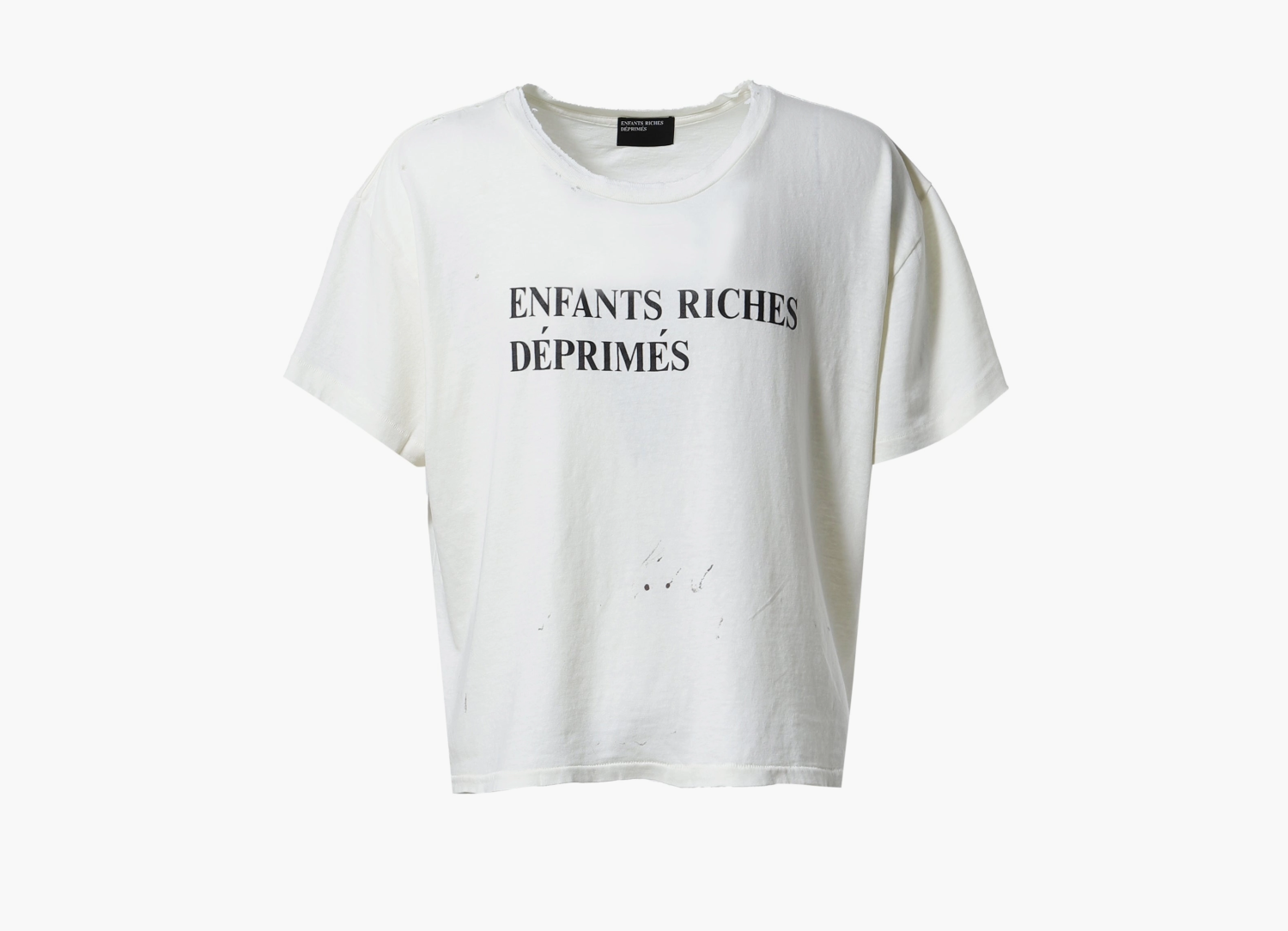 Enfants Riches Déprimés Classic Logo T-Shirt Dirty White  Enfants Riches Déprimés Classic Logo T-Shirt Dirty White