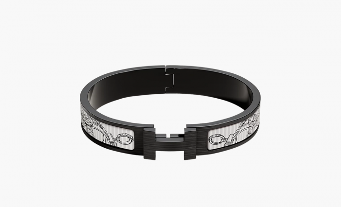 Hermès Clic HH Brides de Gala Eye Liner bracelet "Black" 