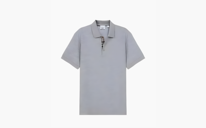 Burberry Polo Shirt Men's "Gray" 