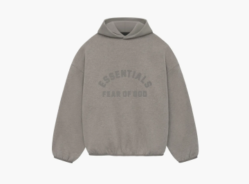 Fear of God Essentials Nylon Fleece Hoodie Heather Grey/Dust 