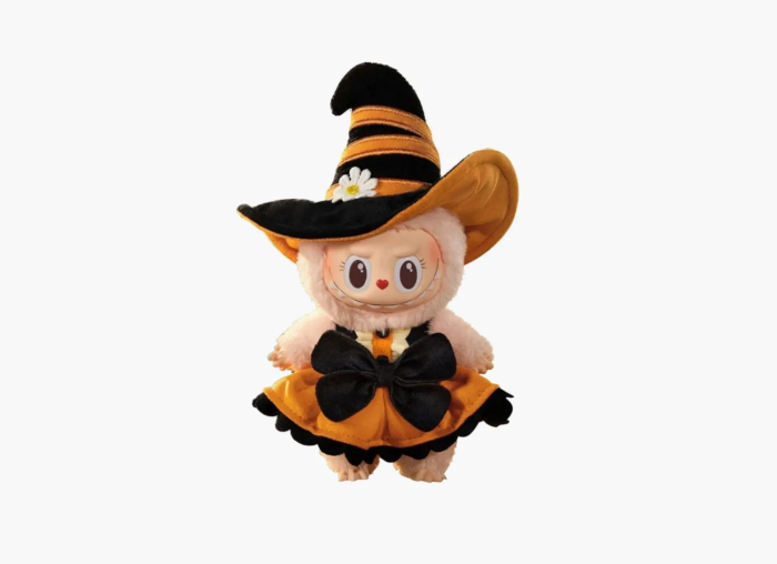 Pop Mart Labubu Magic of Pumpkin Mokoko Vinyl Plush Pendant  (21 СМ)  Pop Mart Labubu Magic of Pumpkin Mokoko Vinyl Plush Pendant  (21 СМ)