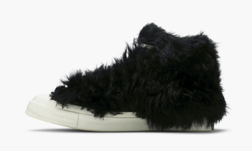 Ambush x Converse Chuck 70 High Fuzzy - Black Egret 