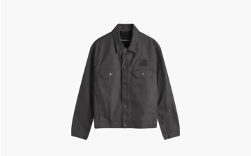 Acne Studios Orsano Canvas Face Jacket Black 