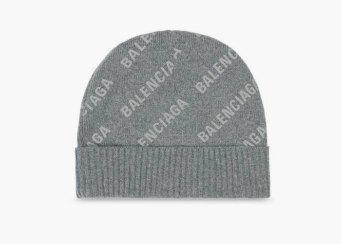Balenciaga Beanie Grey  Balenciaga Beanie Grey