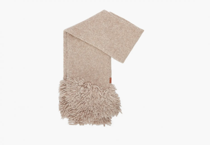 Loewe Scarf in Alpaca Blend Beige  Loewe Scarf in Alpaca Blend Beige