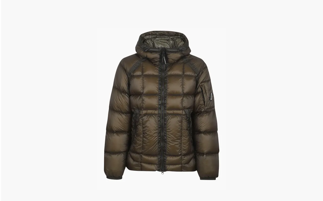 C.P. Company D. D. Shell Hooded Down Jacket Green  C.P. Company D. D. Shell Hooded Down Jacket Green