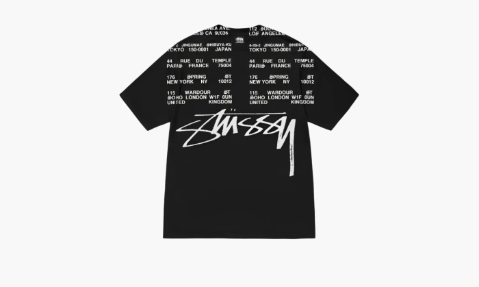 Stussy T-shirt Black  Stussy T-shirt Black