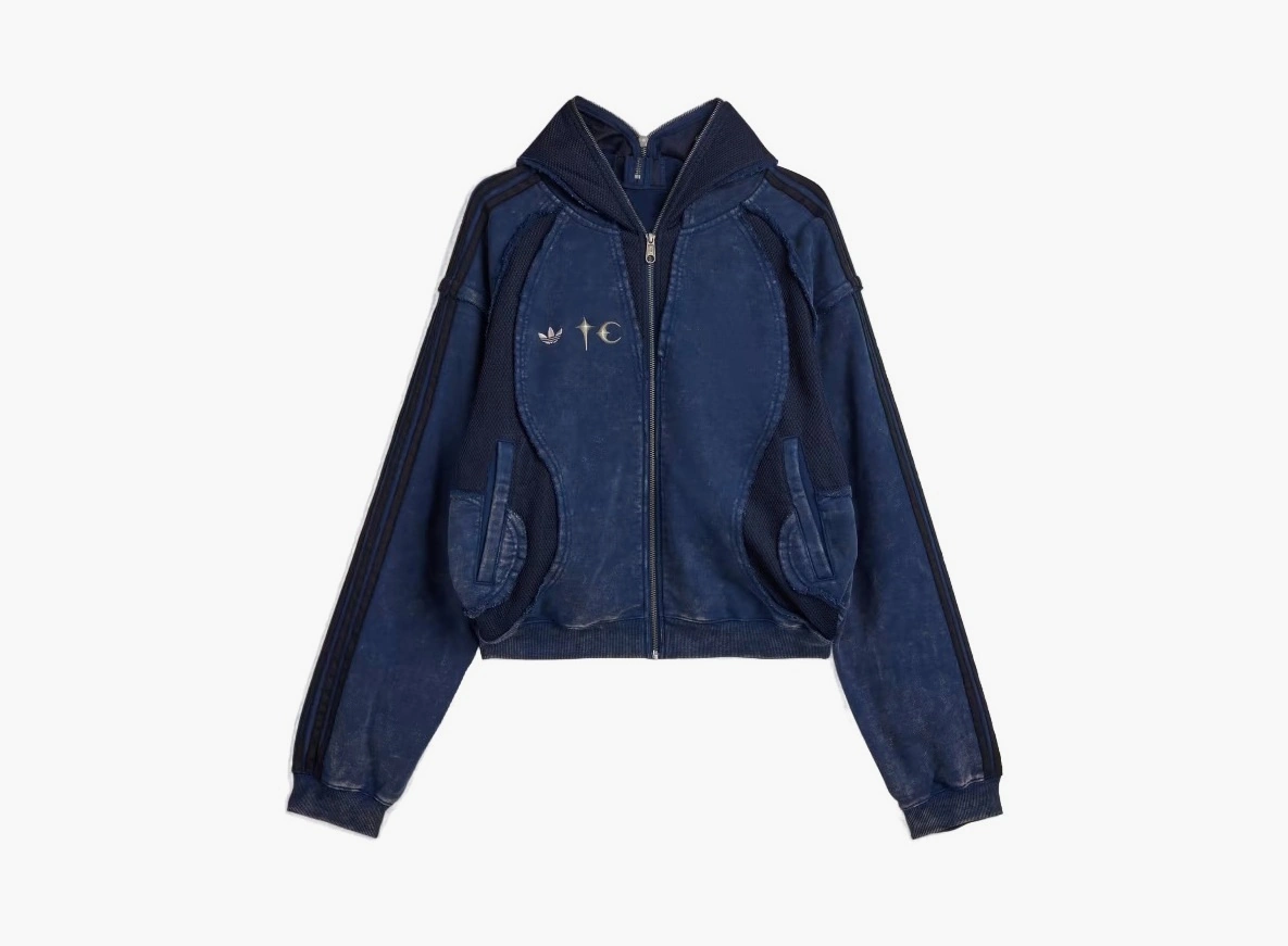 Adidas Originals x Thug Club Teamgeist Hooded Zip Up Night Indigo  Adidas Originals x Thug Club Teamgeist Hooded Zip Up Night Indigo