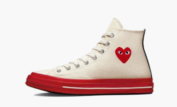 Comme des Garcons Play x Converse Chuck 70 High Pristine Red 