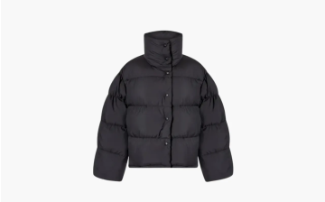 Acne Studios Turtleneck Jacket Black  