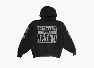 Cactus Jack by Travis Scott x WWE WrestleMania Pullover Hoodie Black 