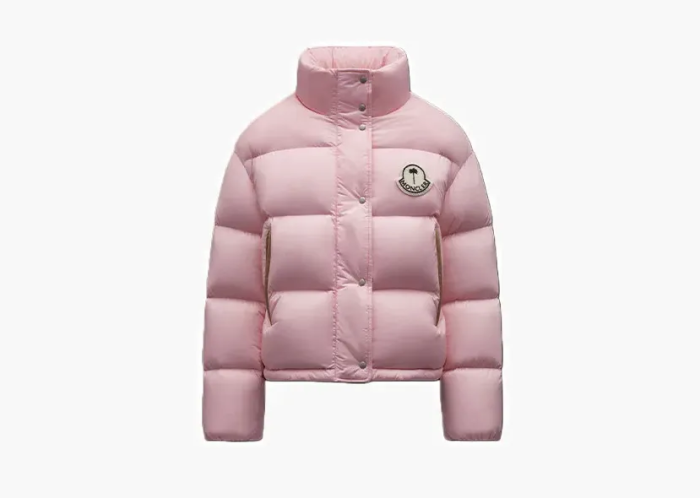 Moncler x Palm Angels Antora Short Down Jacket Light Pink  Moncler x Palm Angels Antora Short Down Jacket Light Pink