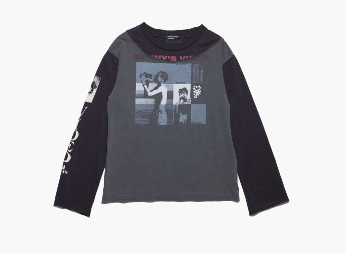 Enfants Riches Déprimés Benny's Video Assemblage Long-Sleeve T-Shirt Faded Black  Enfants Riches Déprimés Benny's Video Assemblage Long-Sleeve T-Shirt Faded Black