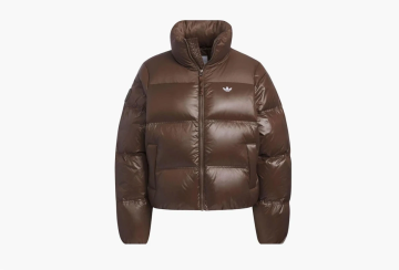 Adidas Originals Short Down Puffer Jacket Brown 
