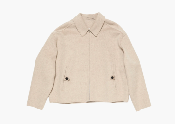 Acne Studios Cashmere Jacket Oatmeal Melange 