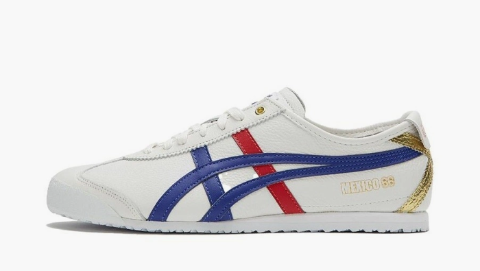 Asics Onitsuka Tiger Mexico 66 Blue Red Metallic Gold 