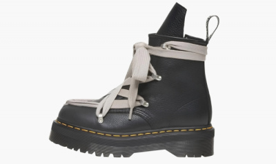 Rick Owens x Dr.Martens Leather Platform Boot "Black" -  4 US