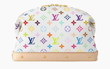 Louis Vuitton x Takashi Murakami Cosmetic Pouch GM White 