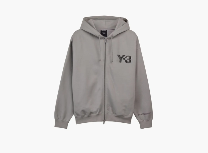 Adidas x Y-3 Logo Zip Hoodie Charcoal Solid Grey  Adidas x Y-3 Logo Zip Hoodie Charcoal Solid Grey