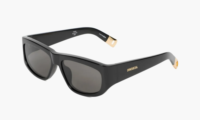Jacquemus Glasses Black Gold  Jacquemus Glasses Black Gold