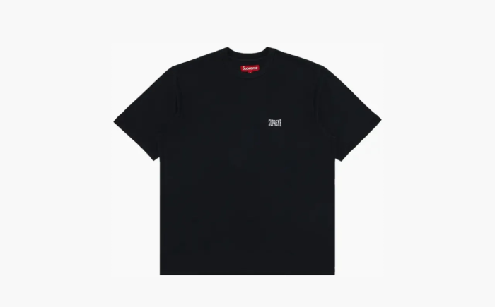 Supreme Warm Up Washed Short-Sleeve Top Black  Supreme Warm Up Washed Short-Sleeve Top Black