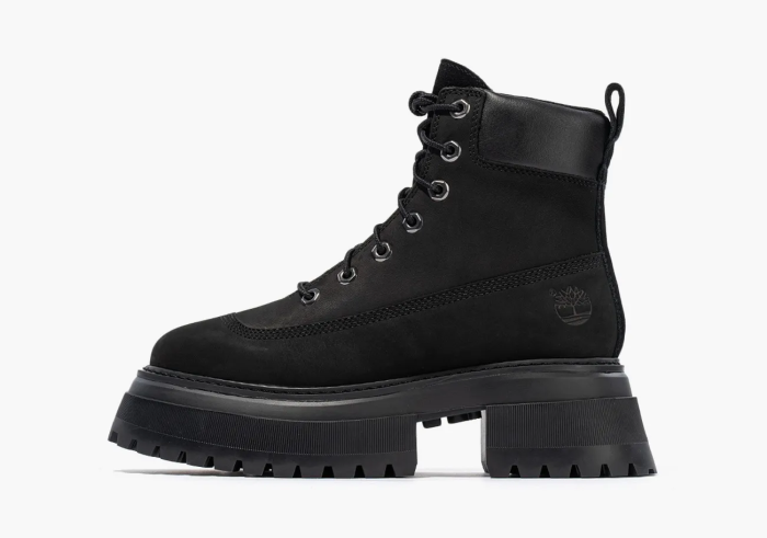 Timberland Sky 6 Inch Lace Up Boots WMNS Black Nubuck 