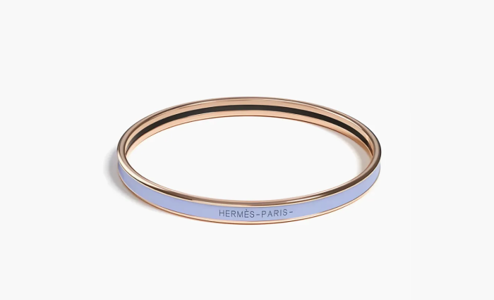 Hermès enamel bracelet Purple  Hermès enamel bracelet Purple