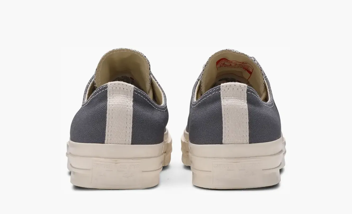Comme des Garçons PLAY x Chuck 70 Low Steel Gray