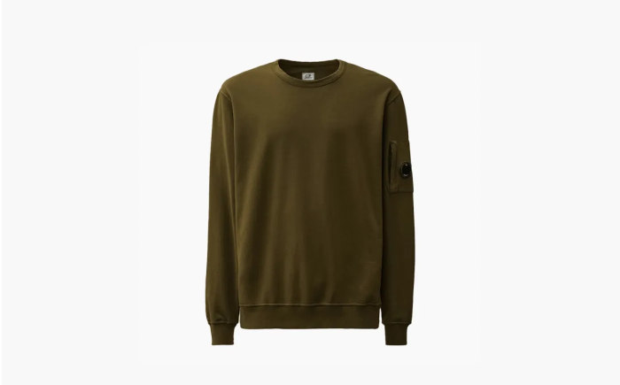 C.P. Company Crewneck Sweatshirt Ivy Green  C.P. Company Crewneck Sweatshirt Ivy Green