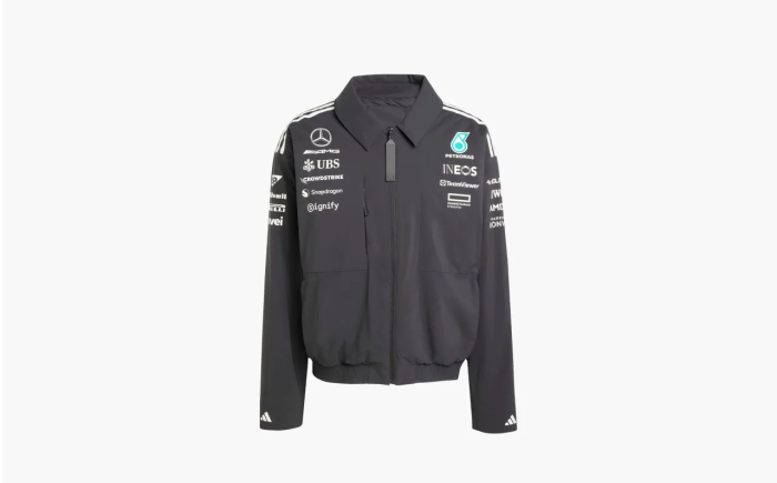 Adidas Mercedes‑AMG F1 2025 Team Jacket Black 