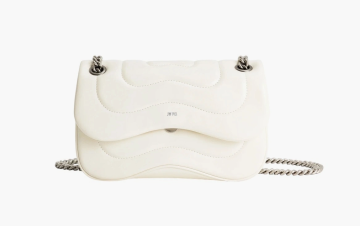 JW PEI Tina Quilted Chain Crossbody Ivory 
