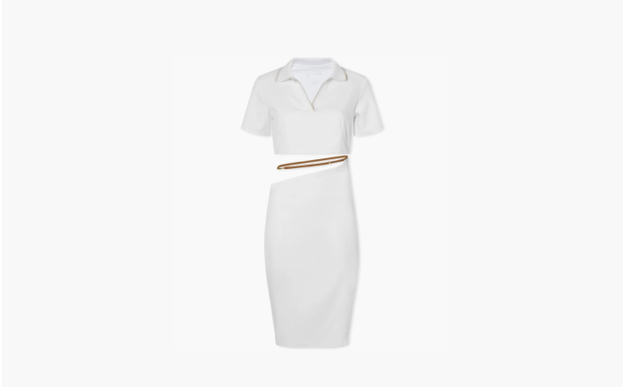 Nike Jacquemus Cutout Polo Dress White  Nike Jacquemus Cutout Polo Dress White