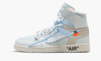 The 10: Nike Air Jordan 1 Retro High "Off-White White" - 8 US