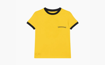 Chrome Hearts Roller Skates Horseshoe Tee Yellow 